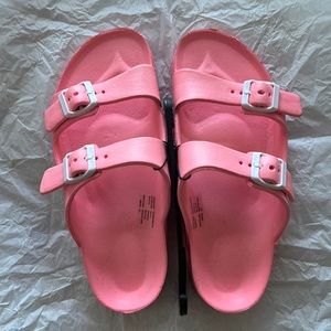 Big Kids Slides (Pink and White)- BRAND NEW!!!